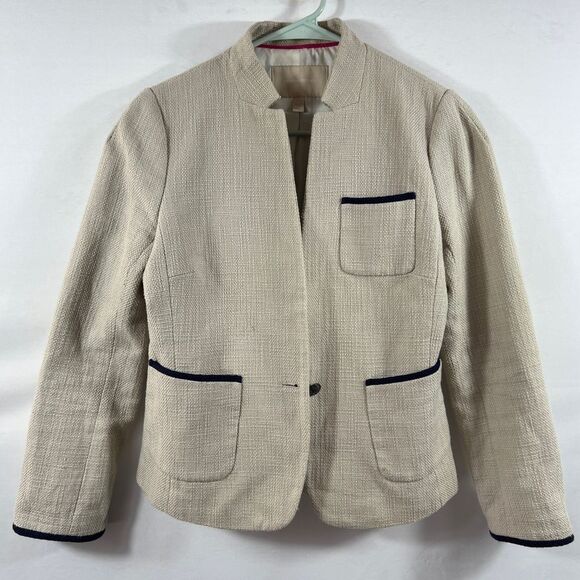 Womens Banana Republic Tweed Classic Preppy Blazer 0486 - Picture 1 of 12